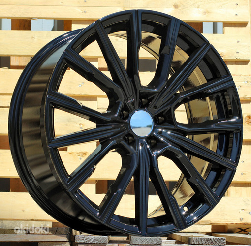 R21x8.5  5X112  ET  25  66.6  B5836  Black (BL)  For BMW  (K4)  (Rear+Front)