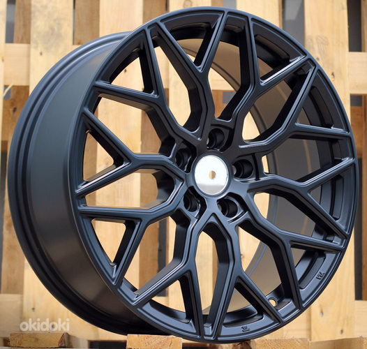R17x7.5  5X100  ET  40  57.1  B5812  Black Half Matt (BLHM)  For RACIN  (R)  (Style Vossen)