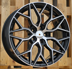 R17x7.5  5X100  ET  40  57.1  B5812  Black Polished (MB)  For RACIN  (K2+D3)  (Style Vossen) (1 foto / 1)