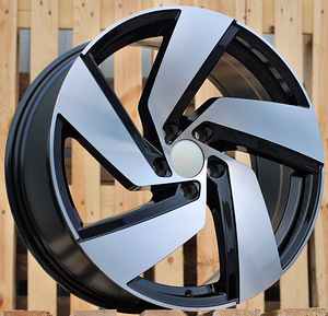 R18x8  5X112  ET  45  57.1  B5773  Black Polished (MB)  For VW  (P1) (1 foto / 1)
