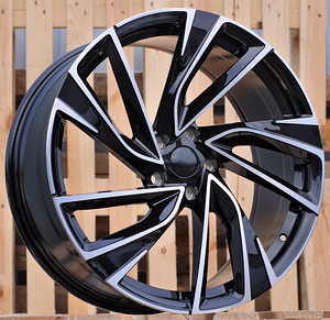 R19x7.5  5X112  ET  45  57.1  B5772  (IN5481)  Black Polished (MB)  For VW  (P2) (1 foto / 1)