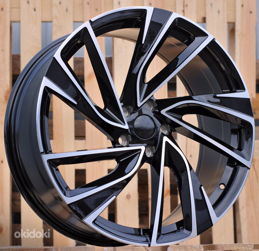 R19x7.5  5X112  ET  45  57.1  B5772  (IN5481)  Black Polished (MB)  For VW  (P2)