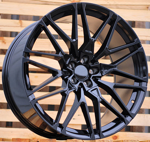 R21x11.5  5X120  ET  38  74.1  B5771  Black (BL)  For BMW  (K4+P)  (Rear+Front) (1 foto / 1)