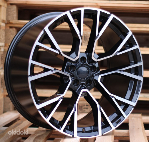 R21x10.5  5X112  ET  43  66.6  B5769  Black Polished (MB)  For BMW  (K3+K4)