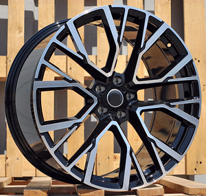 R20x10.5  5X112  ET  40  66.6  B5769  Black Polished (MB)  For BMW  (K2)  (Rear+Front) (1 foto / 1)