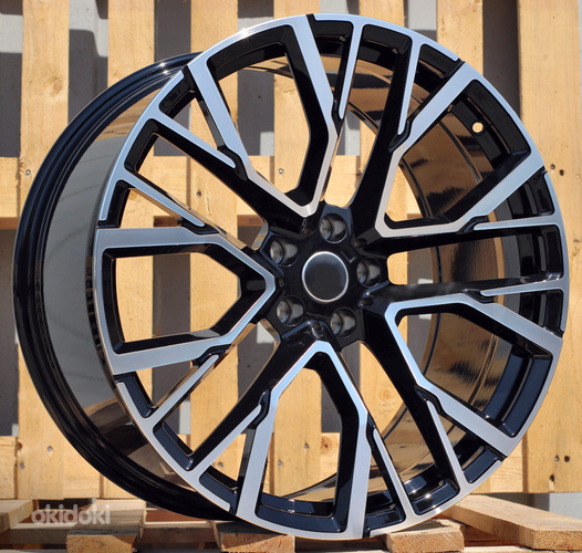 R20x10.5  5X112  ET  40  66.6  B5769  Black Polished (MB)  For BMW  (K2)  (Rear+Front)
