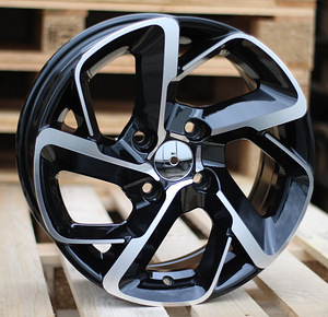 R15x6.5  4X108  ET  25  65.1  B5714  Black Polished (MB)  For CITRO  (R+L2) (1 foto / 1)