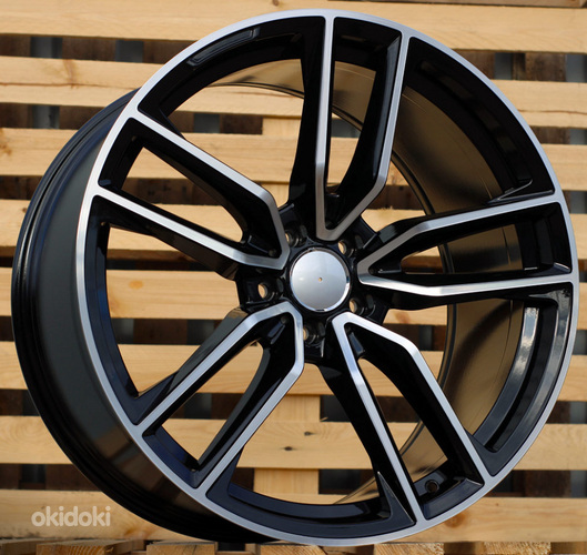 R21x10  5X112  ET  54  66.6  B5610  Black Polished (MB)  For MER  (P)  (Front+Rear)