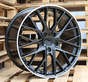R21x9.5  5X130  ET  61  71.6  B5541  (LTRGW1847)  Black (BL)  For PORCH  (K3)  ((Glossy Black) (Rear+Front) FORGED) (1 foto / 1)