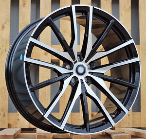 R20x9  5X112  ET  35  66.6  B5464  Black Polished (MB)  For BMW  (Z4)  (Rear+Front) (1 foto / 1)
