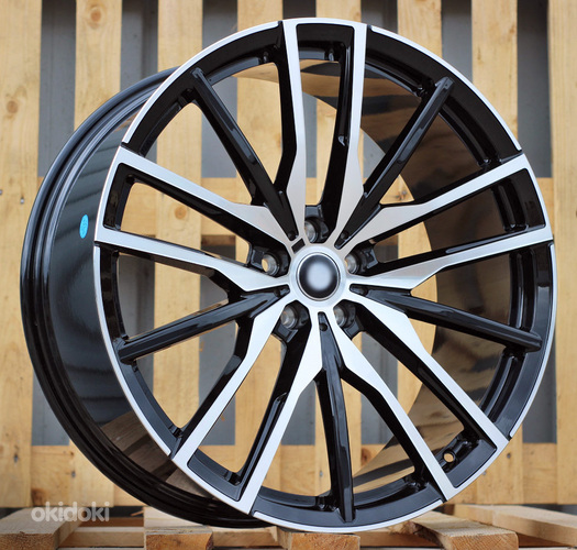 R20x9  5X112  ET  35  66.6  B5464  Black Polished (MB)  For BMW  (Z4)  (Rear+Front)