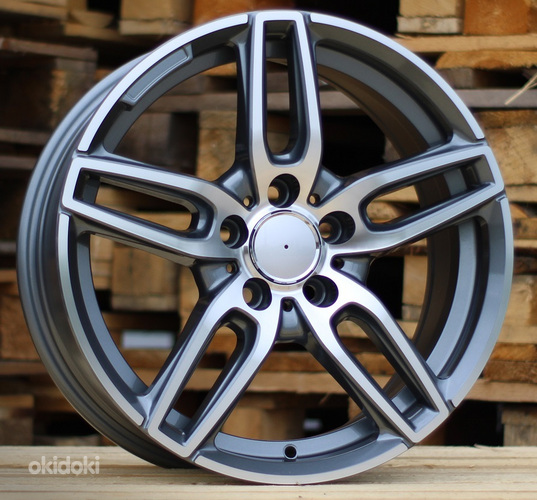 R17x7.5  5X112  ET  45  66.6  B5434  Grey Polished (MG)  For MER  (D2)