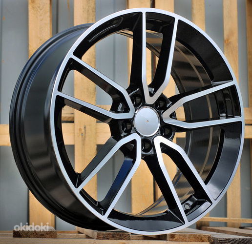 R18x9  5X112  ET  45  66.6  B5461  Black Polished (MB)  For MER  (P)  (Rear+Front)