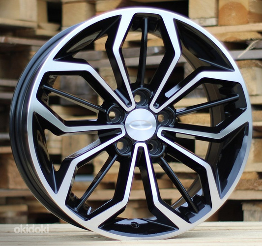 R17x7.5  5X108  ET  50  63.3  B5433  Black Polished (MB)  For FORD  (L3+K2+M)