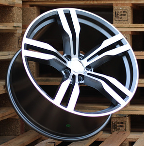 R20x10  5X112  ET  40  66.6  B5327  Grey Polished+Powder Coating (MGPC)  For BMW  (K2)  (Rear+Front) (1 foto / 1)