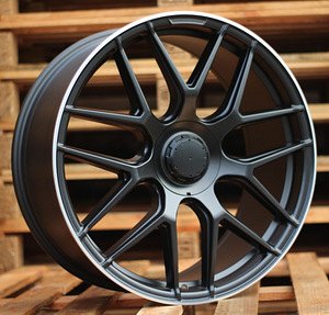 R21x10  5X112  ET  35  66.6  B5318  (A7102B)  Black Half Matt+Polished Lip (BLHMPL)  For MER  (P)  (FRONT+ REAR) (1 foto / 1)