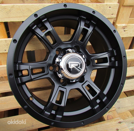 R16x8  6X139.7  ET  0  110.5  B5317  Black Half Matt (BLHM)  For 4X4  (R)