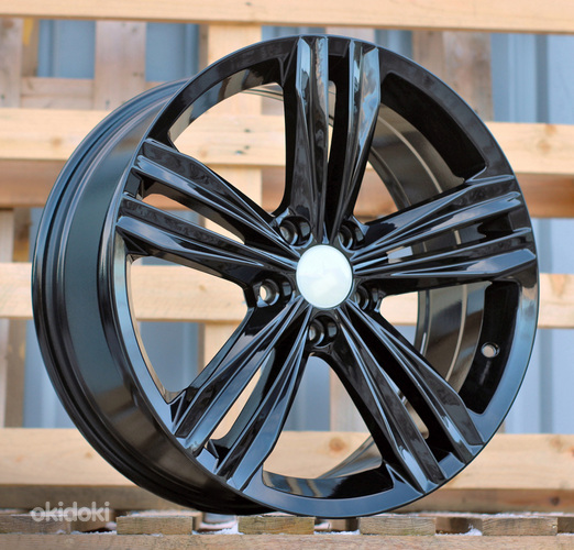 R16x7  5X112  ET  43  57.1  B5293  Black (BL)  For VW  (D2+K2)