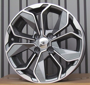 R16x6.5  4X100  ET  40  60.1  B5296  (BY1381)  Grey Polished (MG)  For RENAU  (Z2)  ((AKC 65 Eur)) (1 foto / 1)
