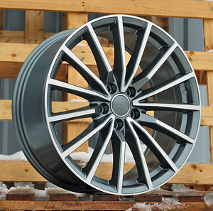 R17x7.5  5X112  ET  42  66.5  B5246  Grey Polished (MG)  For AUD  (Z7) (1 foto / 1)