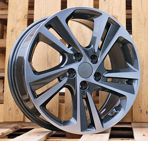 R15x6  5X114.3  ET  40  67.1  B5210  (A5473)  Grey Polished (MG)  For HYUND  (L3)  ((AKC 55 Eur)) (1 foto / 1)