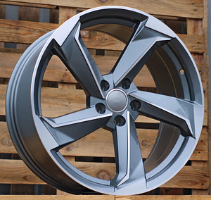 R19x8.5  5X112  ET  35  66.5  B5185  Grey Polished (MG)  For AUD  (K2) (1 foto / 1)