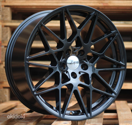 R18x9.5  5X120  ET  40  72.6  B5167  (XFE33)  Black (BL)  For BMW  (K4)  (Rear+Front)
