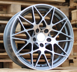 R20x8.5  5X120  ET  35  72.6  B5167  Grey Polished+Powder Coating (MGPC)  For BMW  (P1)  (Rear+Front) (1 foto / 1)