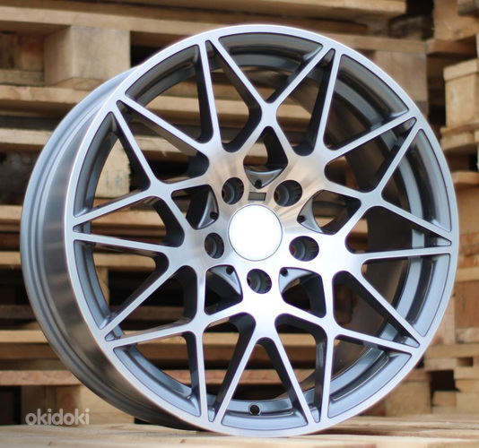 R19x9.5  5X120  ET  40  72.6  B5167  Grey Polished+Powder Coating (MGPC)  For BMW  (K4)  ((AKC 90 Eur))