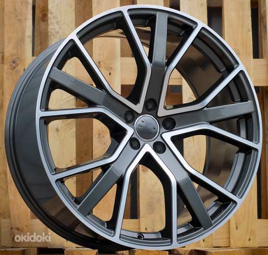 R18x8  5X112  ET  39  66.5  B5131  (FBX133)  Grey Polished (MG)  For AUD  (Z5)  (HYBRID FORGED)