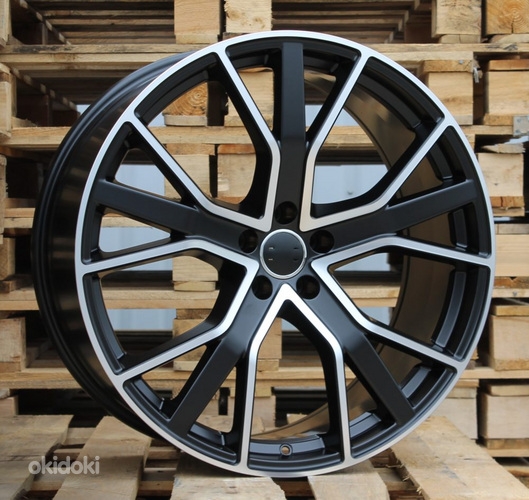 R22x10  5X112  ET  26  66.5  B5131  (A5383)  Black Polished Half Matt+Powder Coating (MBHMPC)  For AUD  (P)