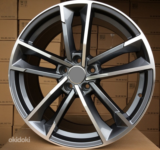 R19x8.5  5X112  ET  33  66.5  B5126  Grey Polished+Powder Coating (MGPC)  For AUD  (K4)