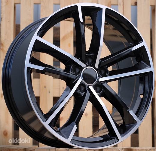 R19x8.5  5X112  ET  33  66.5  B5126  Black Polished+Powder Coating (MBPC)  For AUD  (K4)