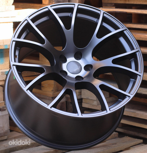 R20x9.5  5X115  ET  18  71.5  B5054  Black Half Matt (BLHM)  For RACIN  (K4)  (DODGE (Rear+Front) (C-030))