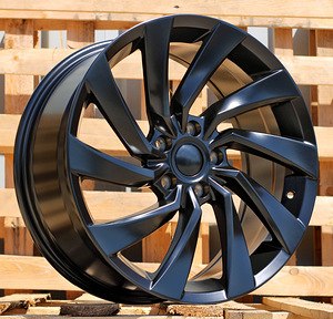 R18x8  5X100  ET  35  57.1  B5083  Black Half Matt (BLHM)  For VW  (P)  ((AKC 90 Eur)) (1 foto / 1)