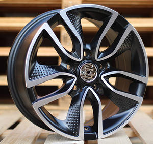 R15x6.5  5X100  ET  40  57.1  B5087  Black Polished Half Matt (MBHM)  For RACIN  (K4) (1 foto / 1)