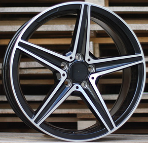 R18x7.5  5X112  ET  44  66.6  B5052  (LU1334)  Black Polished (MB)  For MER  (P1) (1 foto / 1)