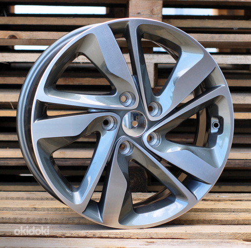 R17x7  5X114.3  ET  52  67.1  B2041  (BY2041)  Grey Polished (MG)  For HYUND  (P2)  ((AKC 70 Eur))