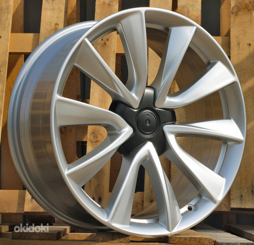 R19x8.5  5X114.3  ET  40  64.1  B2046  Silver Shining (SS)  For TESLA  (P)  (Model 3)
