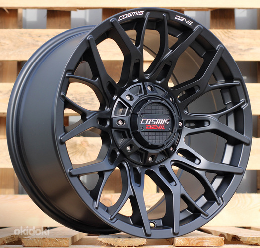 R18x9  6X139.7  ET  15  106.1  B1848  Black Matt (BM)  For 4X4  (K3)  (Milling)