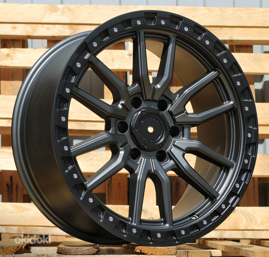 R20x9  6X139.7  ET  0  106.1  B1823  Grey (GR)  For 4X4  (K3)  (Dark With Black Ring)