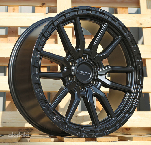 R22x9.5  6X139.7  ET  35  106.1  B1823  Satin Black (SB)  For 4X4  (K3)
