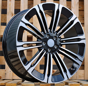 R22x9.5  5X108  ET  45  63.3  B1808  (FBX190)  Black Polished (MB)  For LAND  (Z5)  (HYBRID FORGED) (1 foto / 1)
