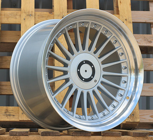 R19x10  5X120  ET  40  72.6  B1803  Silver+Polished Lip (SP)  For BMW  (Z6)  (ALPINA Style Rear+Front) (1 foto / 1)