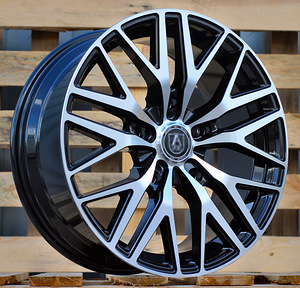 R19x8  5X160  ET  50  65.1  B1789  Black Polished (MB)  For FORD  (K3)  ((max 1050 kg)) (1 foto / 1)