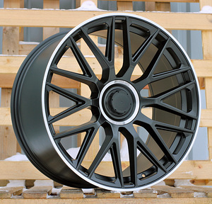 R18x8  5X112  ET  43  66.6  B1766  (YF1118)  Black Half Matt+Polished Lip (BLHMPL)  For MER  (Z5)  (HYBRID FORGED) (1 foto / 1)