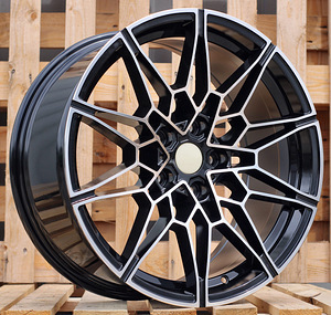 R19x9  5X120  ET  40  72.6  B1674  Black Polished (MB)  For BMW  (Z4)  (Rear+Front) (1 foto / 1)