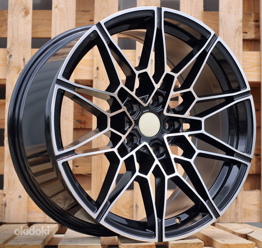 R19x9  5X120  ET  40  72.6  B1674  Black Polished (MB)  For BMW  (Z4)  (Rear+Front)