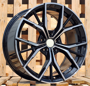 R19x8  5X112  ET  30  66.6  B1667  Black Polished (MB)  For BMW  (Z3)  (NEW Model BMW 5 (Rear+Front)) (1 foto / 1)