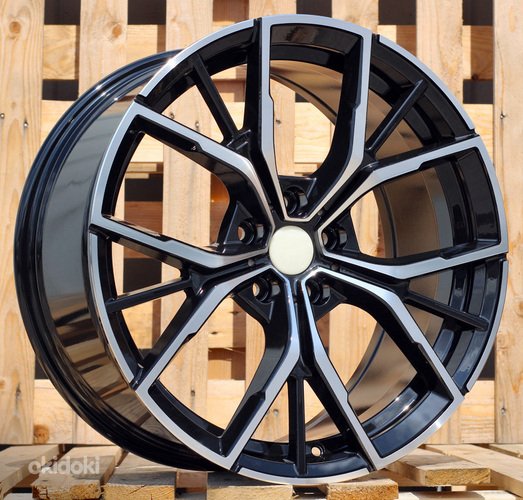 R19x8  5X112  ET  30  66.6  B1667  Black Polished (MB)  For BMW  (Z3)  (NEW Model BMW 5 (Rear+Front))